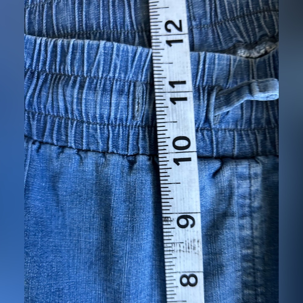 Hurley Girls Chambray Cargo Style Joggers size XL - Picture 7 of 10
